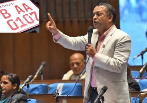 इम्बोस्ड नम्बर प्लेट जडानमा जबर्जस्ती नगरियोस् : महामन्त्री थापा