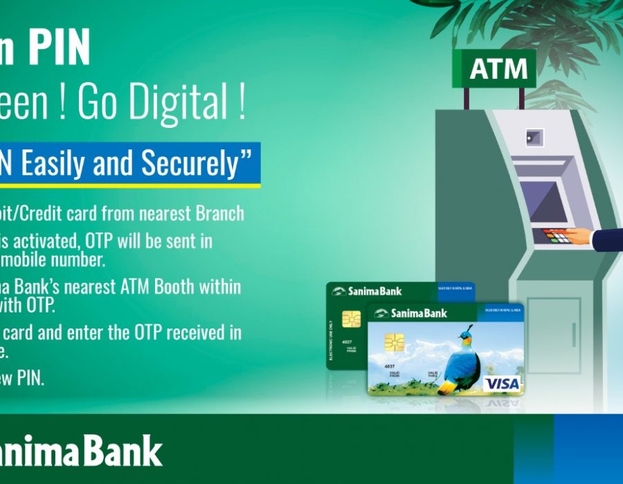 Sanima Bank introduced Green PIN