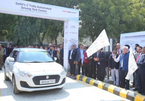 भारतमा स्वचालित ड्राइभिङ टेस्ट ट्र्याकमा राति पनि लाइसेन्स परीक्षा दिन सकिने