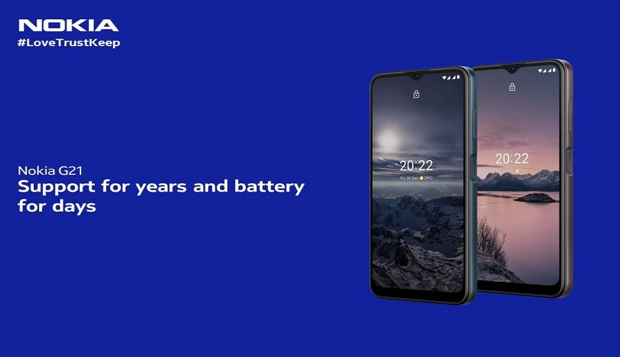 शक्तिशाली ब्याट्री ब्याकअप र सेक्युरिटी अपडेटको साथ नोकिया जी २१ नेपालमा