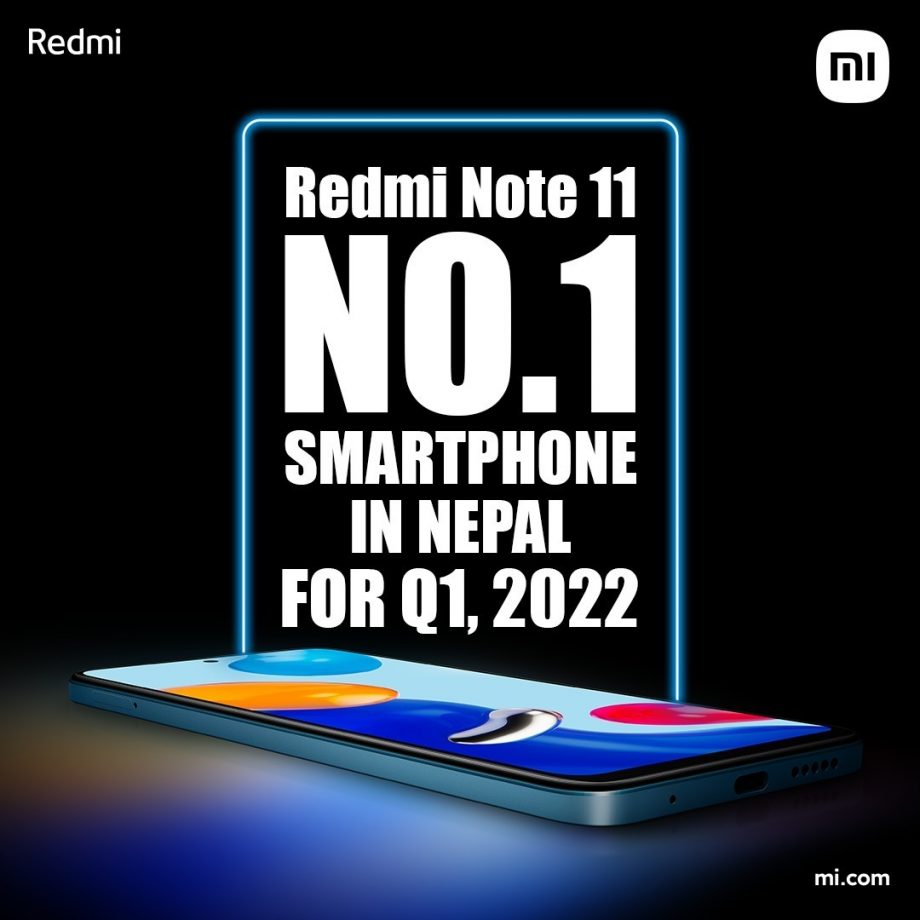 Redmi Note 11 becomes No.1 Smartphone in Nepal