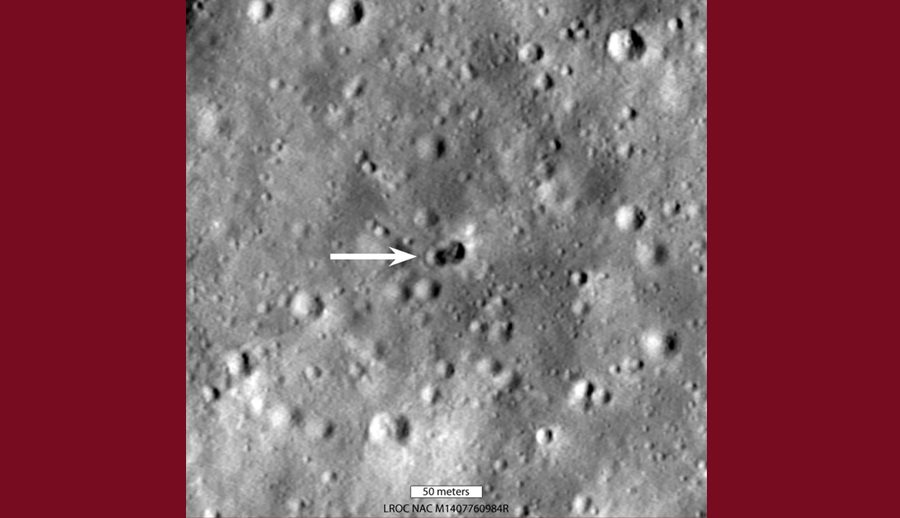 नासाको अन्तरिक्ष यानले फेला पार्यो चन्द्रमामा रहस्यमय रकेट दुर्घटनाको प्रमाण !