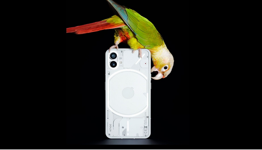 नथिङ फोन १ को डिजाइन बाहिरियो, फोन पारदर्शि नहुने