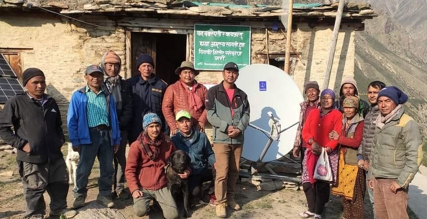 तिङ्करमा पहिलो पटक नेपाल टेलिकमको सेवा