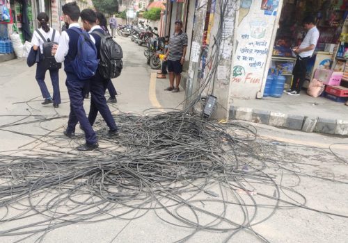 नयाँ बानेश्वर मिलनचोक एरियामा इन्टरनेट सेवा अवरुद्ध, मर्मतको काम गरिँदै