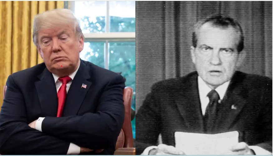 वेबसाइटमा ट्रम्पलाई निक्सन ह्वाइट हाउसका इन्टर्नले पठाएको योजना