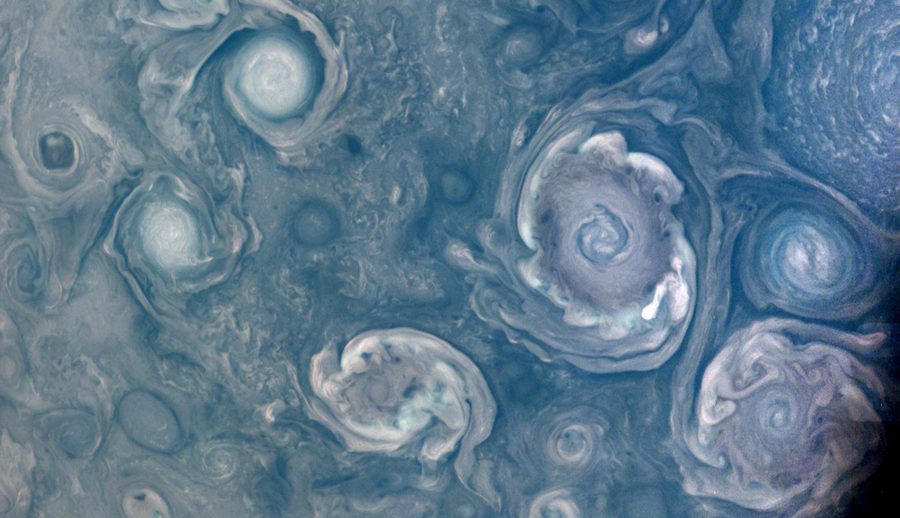 बृहस्पति ग्रहमा आउने ठूला आँधीको तस्विर खिच्यो नासाको जुनो अन्तरिक्ष यानले