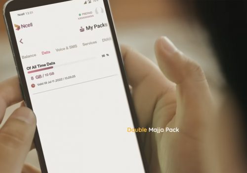 ग्राहकले चाहे जस्तै एनसेलको ‘डबल प्याक’, दोब्बर डाटा बनाउने सजिलो अवसर
