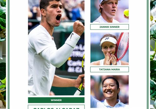 Carlos Alcaraz wins the OPPO Breakthrough Inspiration Award at Wimbledon 2022