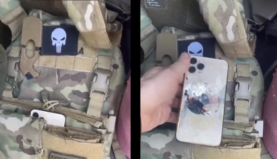 एप्पलको आइफोनले गोली रोकेर बचायो युक्रेनी सैनिकको ज्यान, भिडियो भाइरल