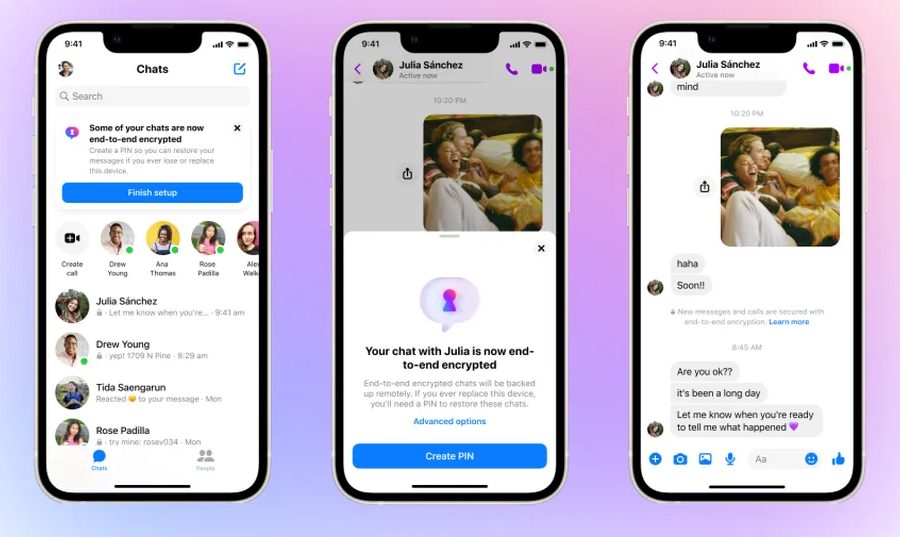 फेसबुक मेसेन्जरमा पूर्वनिर्धारित एन्ड-टु-एन्ड इन्क्रिप्सनको परीक्षण सुरु