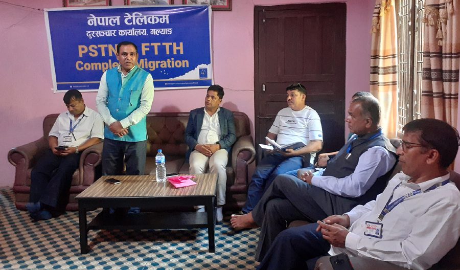 गल्याङमा नेपाल टेलिकमको एफटिटिएच माइग्रेसन सफल, करादीबजारमा पनि सेवा शुरु