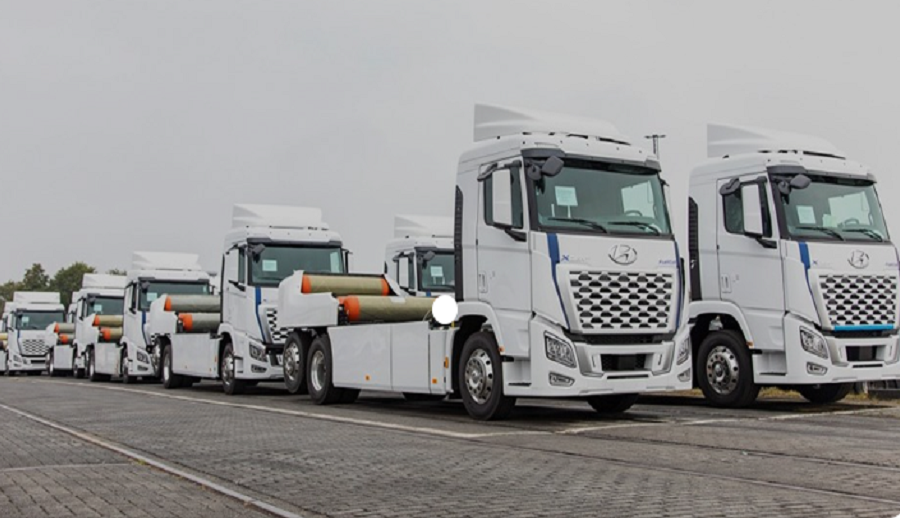 हुन्डाईको पहिलो हाइड्रोज विद्युतीय ट्रक जर्मनी पुग्यो