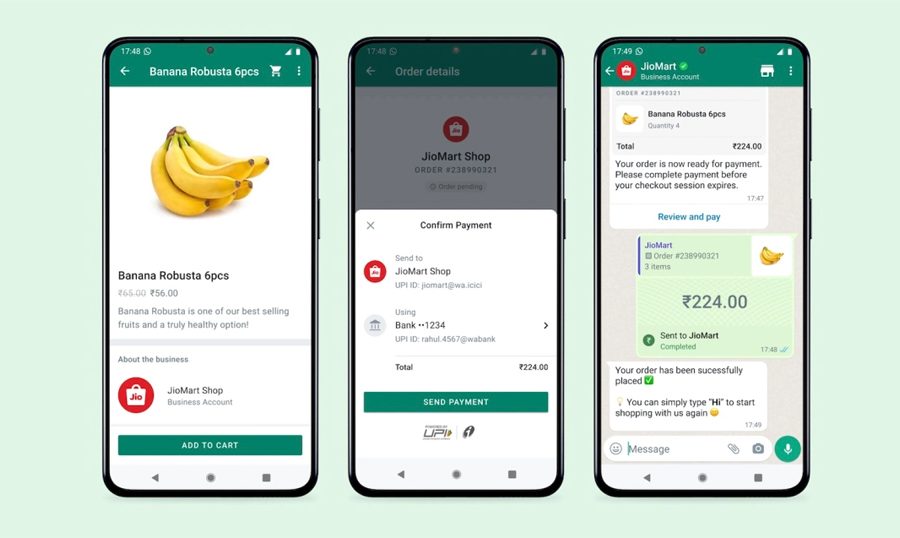 मेटा र जियोद्वारा भारतीय बजारमा ह्वाट्सएपमा किराना किनमेल सुरु