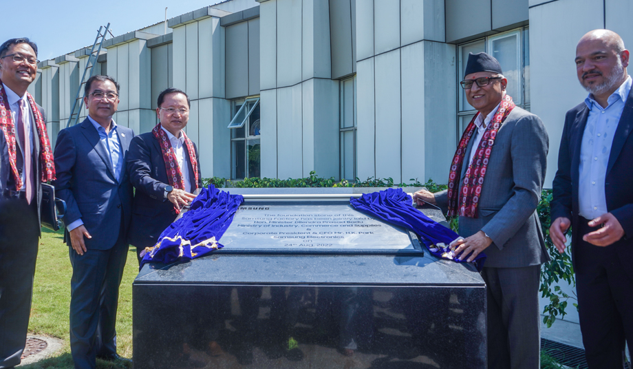 Samsung Electronics Collaborates with Him Electronics to Set up Television Factory in Nawalparasi