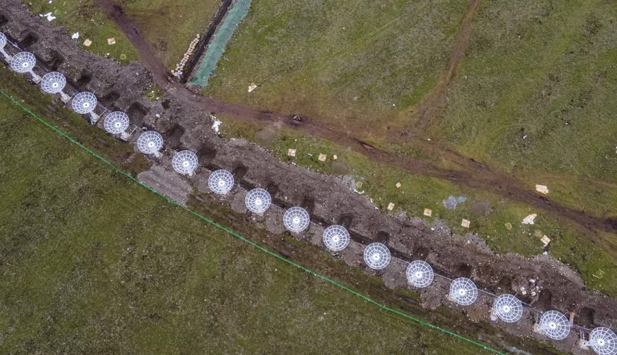 सूर्यमा हुने विष्फोटको अध्ययन गर्न चीनले टेलिस्कोपको विशाल नेटवर्क बनाउँदै