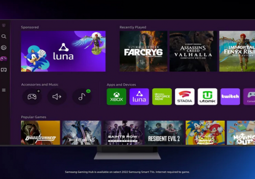 सामसङ स्मार्ट टिभी र मोनिटरमा अमेजन लुना उपलब्ध