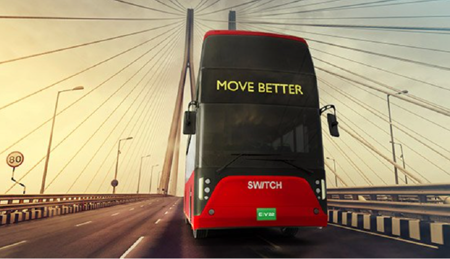 स्विच मोबिलिटीको डबल डेकर ईबस सार्वजनिक