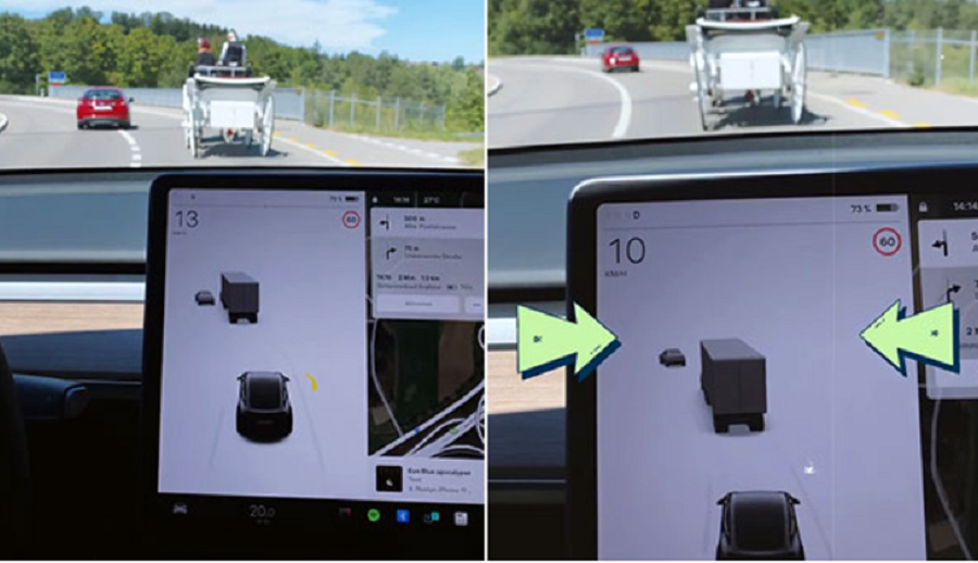 टेस्ला कारको सेल्फ ड्राइभिङ फिचर फेरि फेल
