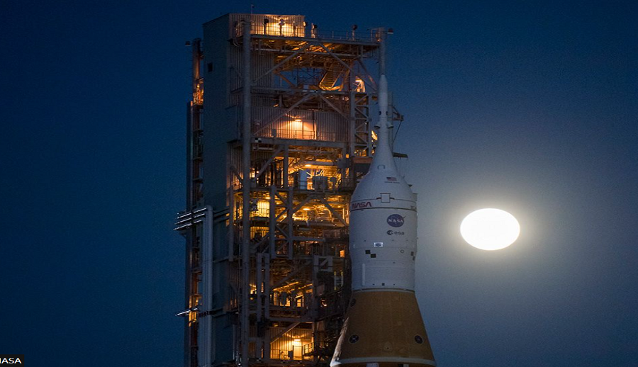 नासाले चन्द्रमामा जाने आर्टेमिस १ रकेट अर्को साता प्रक्षेपण गर्न तयार