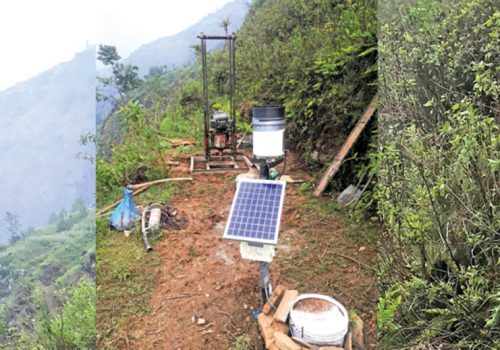 पहिरोको पूर्वसूचना दिने ‘सेन्सर’