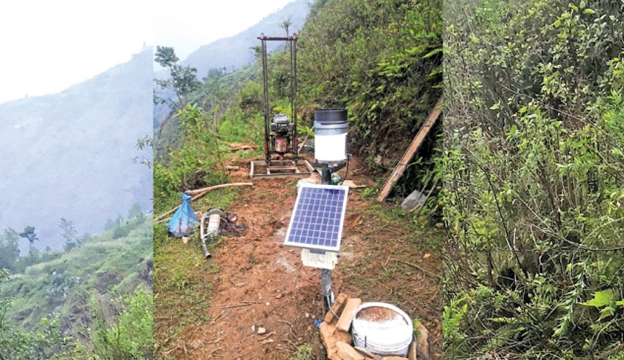 पहिरोको पूर्वसूचना दिने ‘सेन्सर’