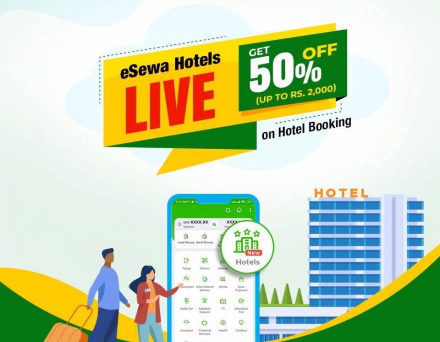 इसेवाले सुरु गर्यो होटलमा पनि सेवा, अबदेखि अनलाइनबाटै होटल बुक गर्न सकिने