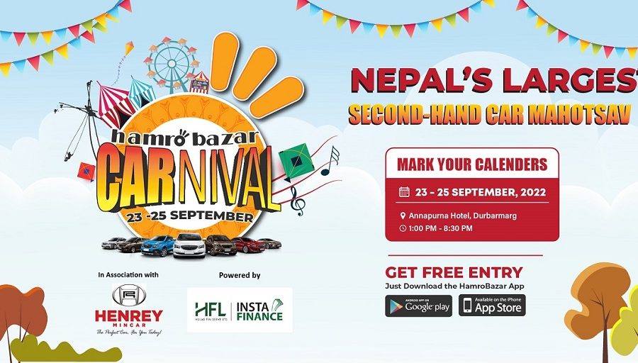 हाम्रो बजारले दशैंलाई लक्षित गर्दै सेकेन्ड–ह्यान्ड कार मेला