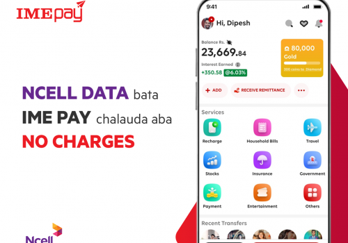 IME Pay to provide Free-of-Cost data service on Ncell sim