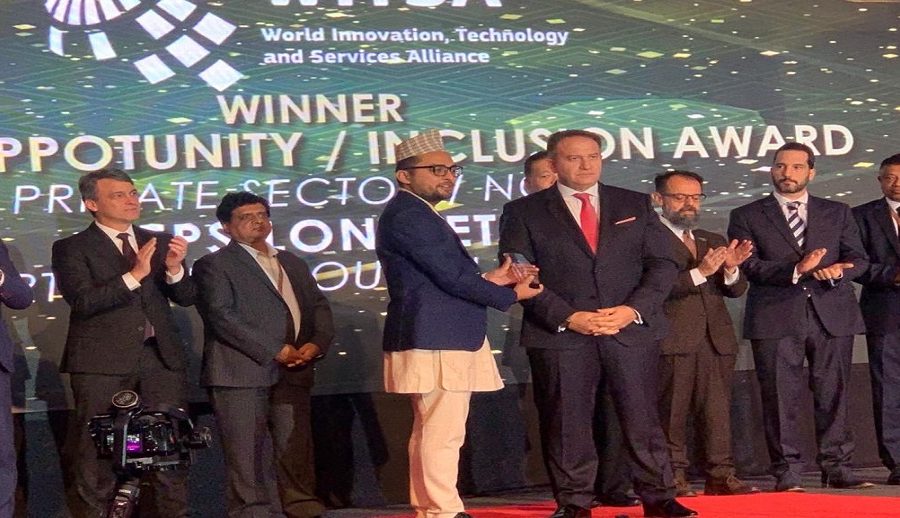 खल्ती “विस्टा ग्लोबल इन्नोभेसन एण्ड टेक एक्सलेन्स अवार्ड” बाट मलेशियामा सम्मानित