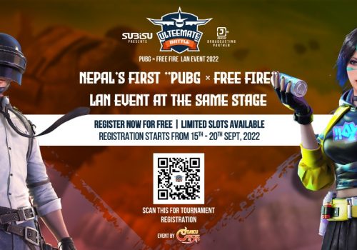 पब्जी र फ्रिफायर प्रतियोगिता एकसाथ हुँदै, ५ हजार टिम सहभागी हुने ब्याटलमा सुबिसुले साथ दिने