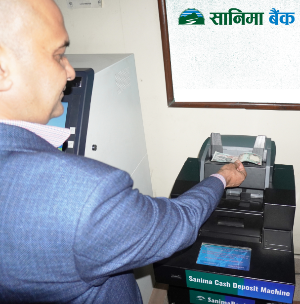 Sanima Bank launches Cash Deposit Machine Facility