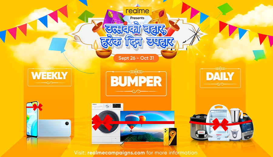 Realme Announces ‘Utsav Ko Bahar, Harek Din Upahar’