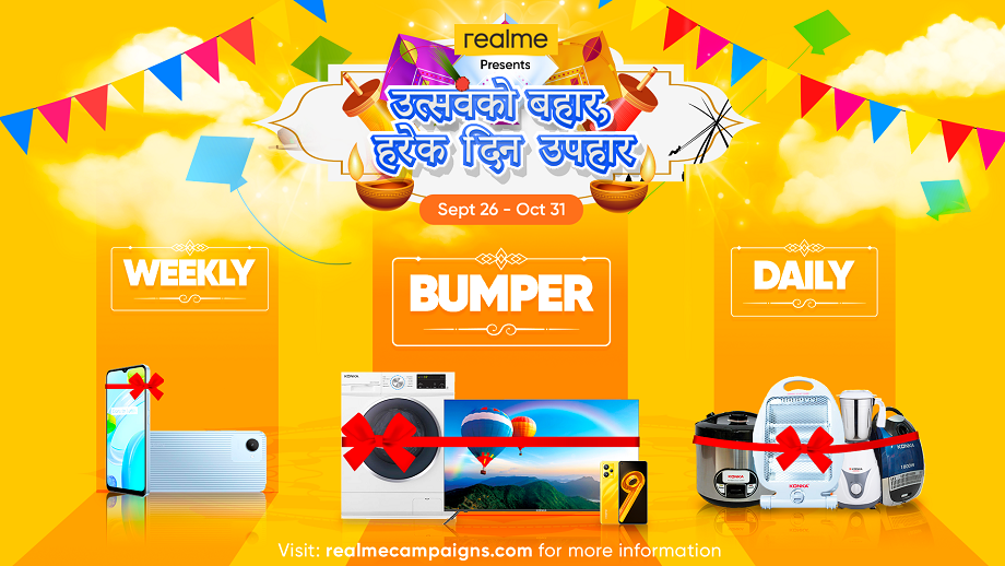 Realme Announces ‘Utsav Ko Bahar, Harek Din Upahar’