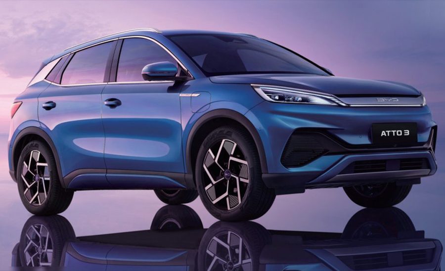 बिवाईडीको इलेक्ट्रिक एसयूभी एट्टो ३ भारतमा सार्वजनिक