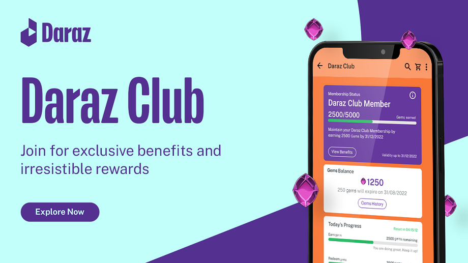 Daraz Announces Daraz Club-Chance To Earn Rewards, Exclusive Benefits, Vouchers & More