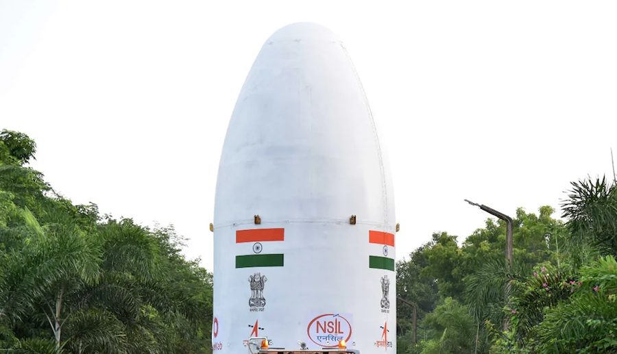 वनवेबका ३६ ब्रोडब्यान्ड कम्युनिकेशन स्याटेलाइट इसरोको एलभीएम३मार्फत प्रक्षेपण हुँदै