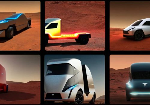 टेस्लाले अनावरण गर्यो सुपर कम्प्युटरले बनाएको मंगल ग्रहमा लाने साइबरट्रकको डिजाइन
