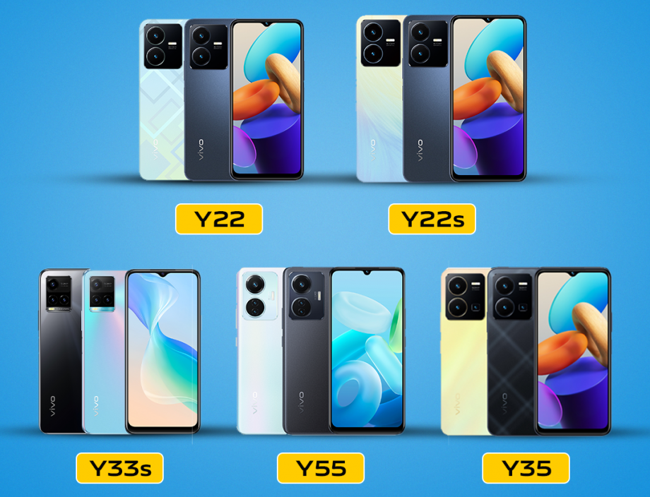 Here is the List of the Best of vivo Y series Smartphones