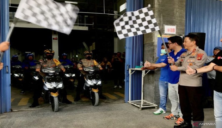 जी२० शिखर सम्मेलनमा बाली प्रहरीले ३०० इलेक्ट्रिक मोटरसाइकल प्रयोग गर्ने