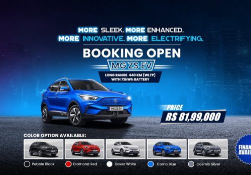 Booking Open for MG ZS EV Long Range