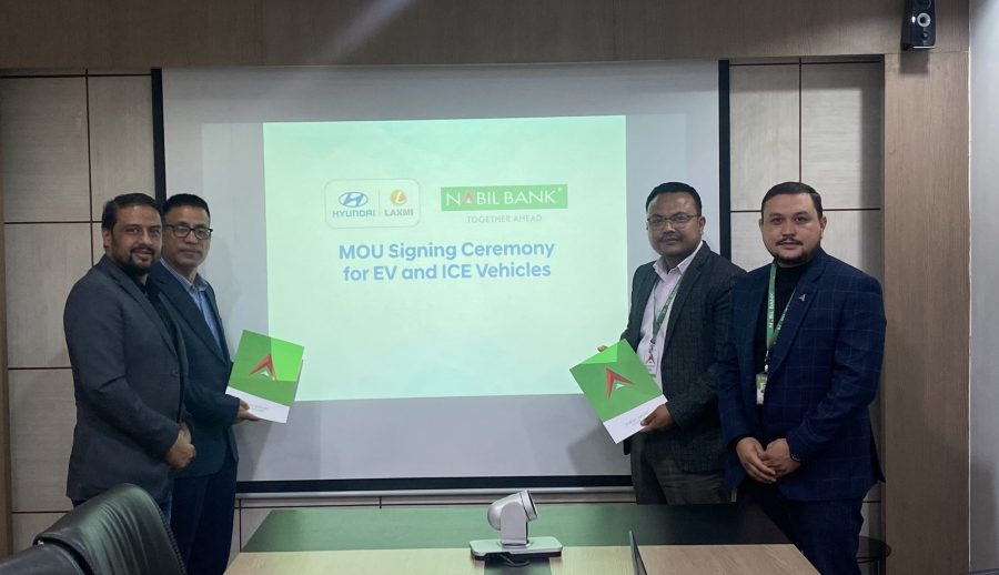 Nabil Bank will provide credit facilities for Hyundai EV and ICE vehicles