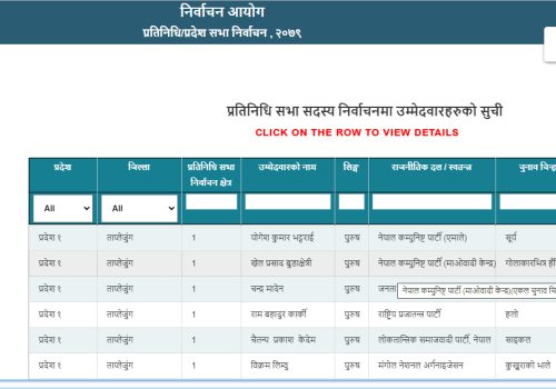 आयोगको वेबसाइटमा यसरी हेर्न सकिन्छ प्रतिनिधि तथा प्रदेश सभाको मत परिणाम