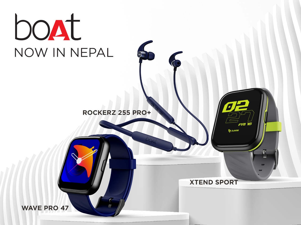 boAT’s Wave Pro 47, Rockerz 330 and Rockerz 255 Pro Plus in Nepali Market
