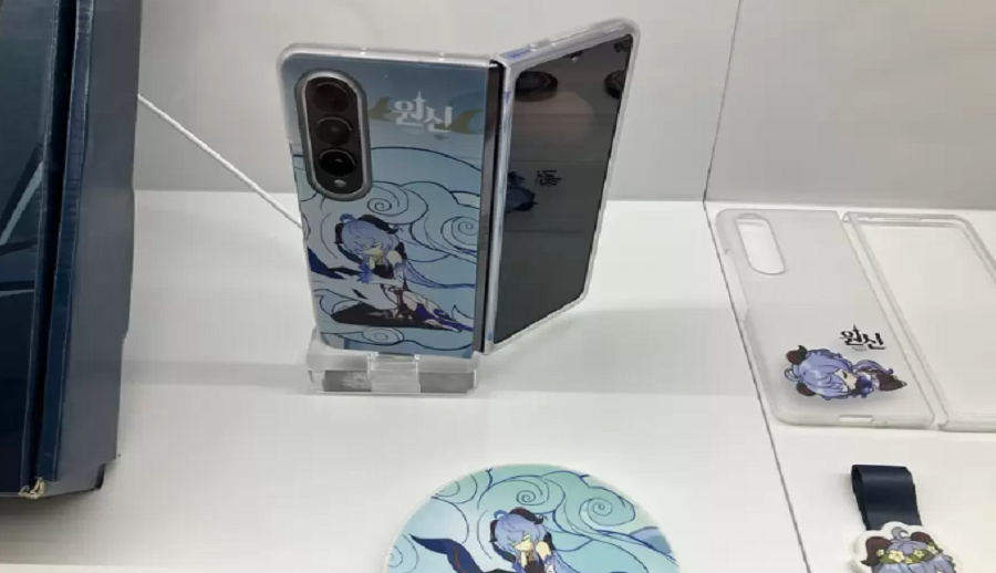 सामसङ ग्यालेक्सी जेड फोल्ड ४ जेनसिन इम्प्याक्ट एडिसन दक्षिण कोरियामा सार्वजनिक