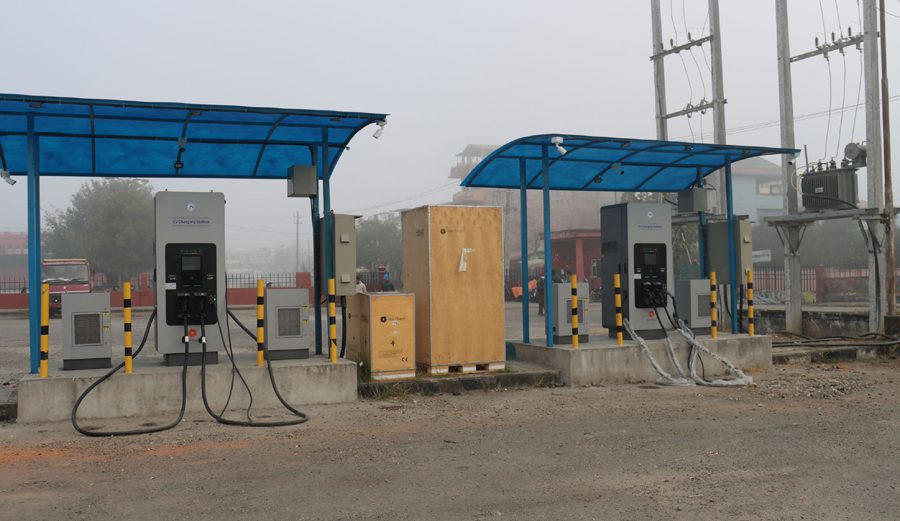 उपल्लो मुस्ताङमा चार्जिङ स्टेसन सञ्चालन