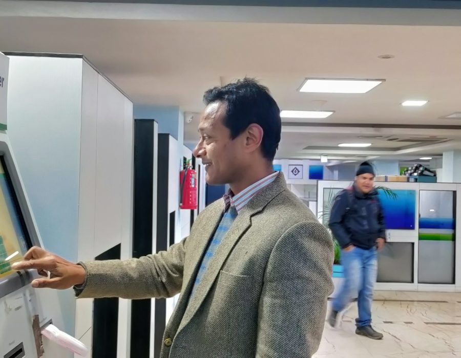 बैंक अफ काठमाण्डूद्वारा क्लियरिङ्ग चेक मेसिनबाट जम्मा गर्ने सेवा शुरु