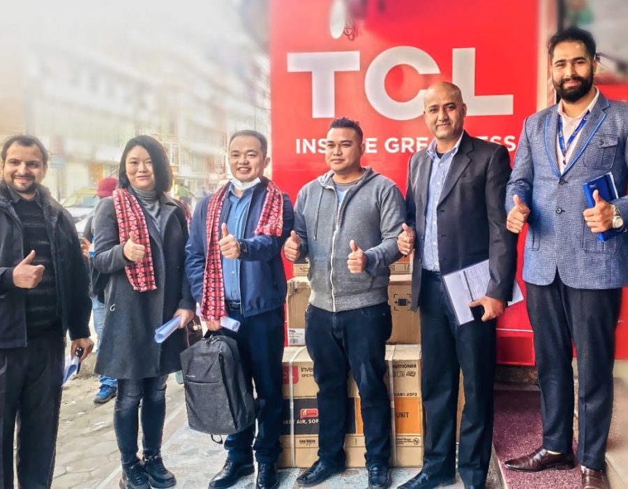 टिसीएल अन्तर्राष्ट्रिय टिमको नेपाली बजार भ्रमण