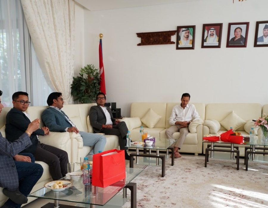 Megastar Rajesh Hamal advocates for digital remittance among Nepali expats in UAE
