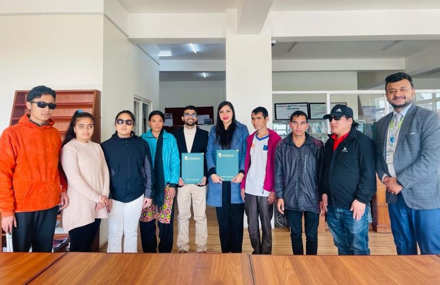 दृष्टिविहिनहरुलाई कम्प्युटर तालिम दिईने